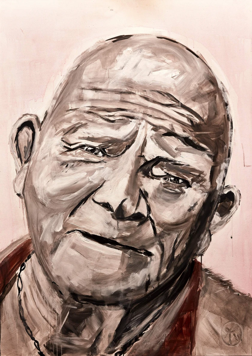 Olaf Gulbransson | Acryl | 140 x 100