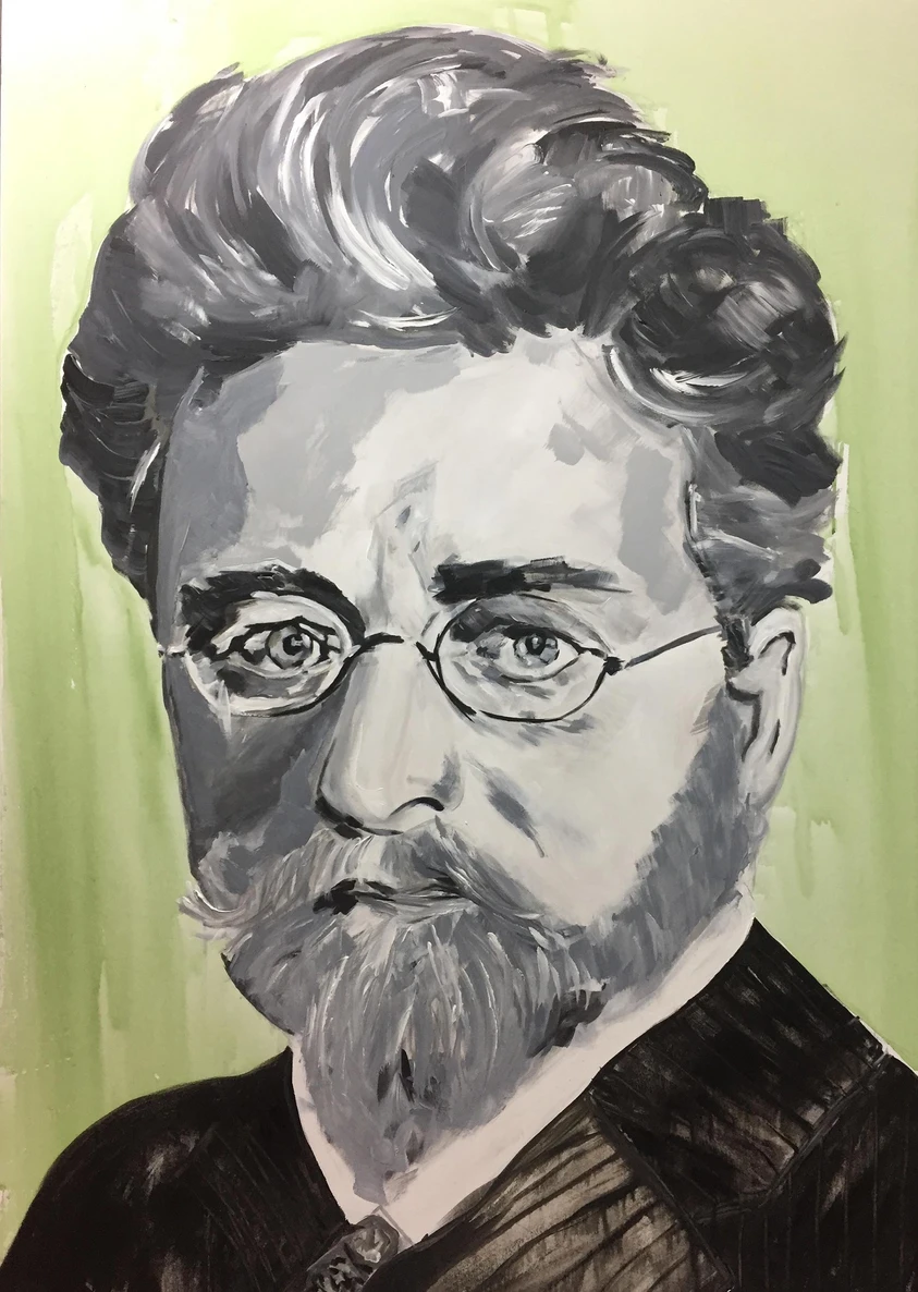 Ludwig Ganghofer | Acryl | 140 x 100