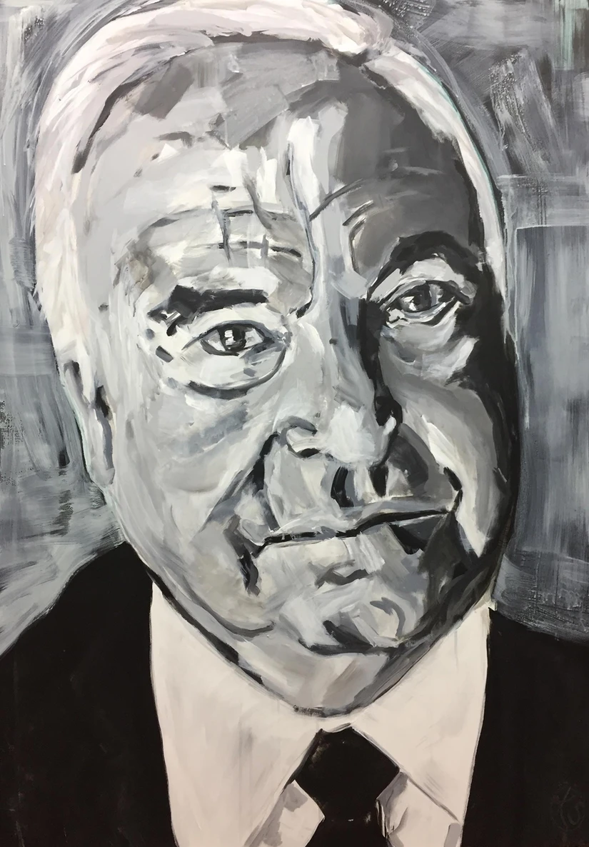Helmut Kohl | Acryl | 140 x 100