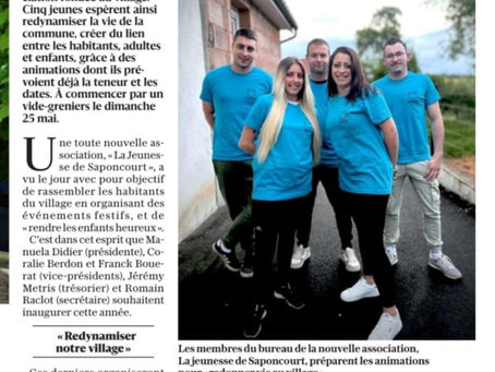 article dans le journal
