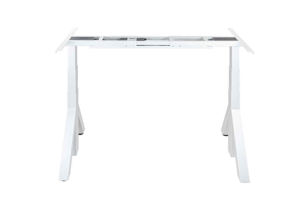 縮圖：三節三叉戟雙馬達電動升降桌架