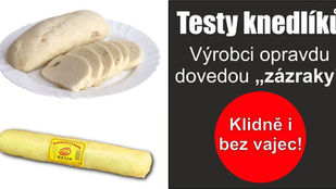 Jako knedlík to jen vypadá. Testy knedlíků.