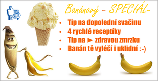 Banán jako zdravý pomocník.