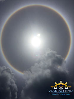 A halo in the skies