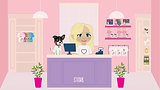 Ruby Lou and Angel merchandise storefront