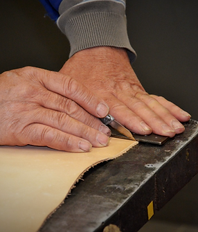 Leather cutting