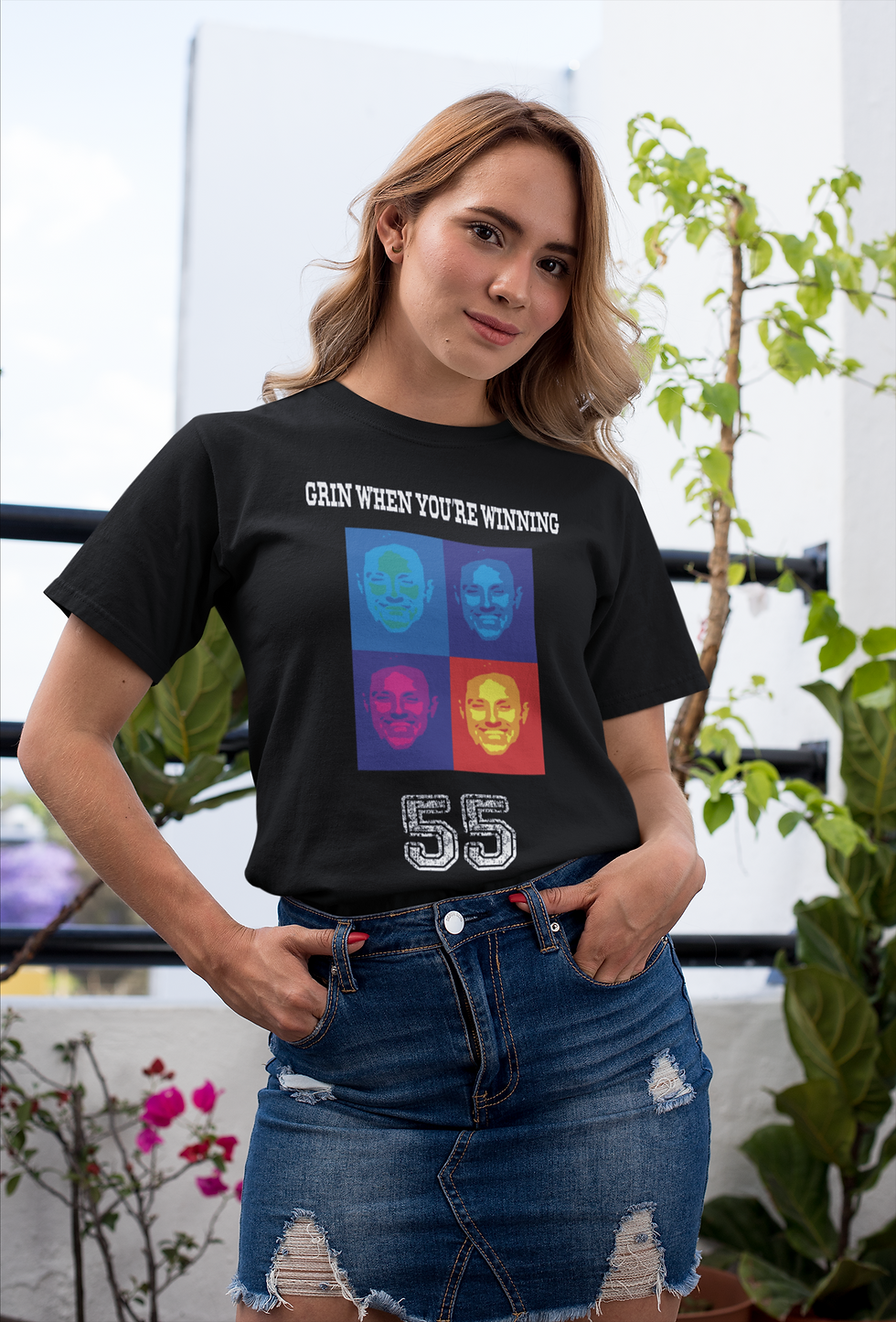 Thumbnail: RANGERS 55 - BOYDY - GRIN WHEN YOU'RE WINNING T-SHIRT