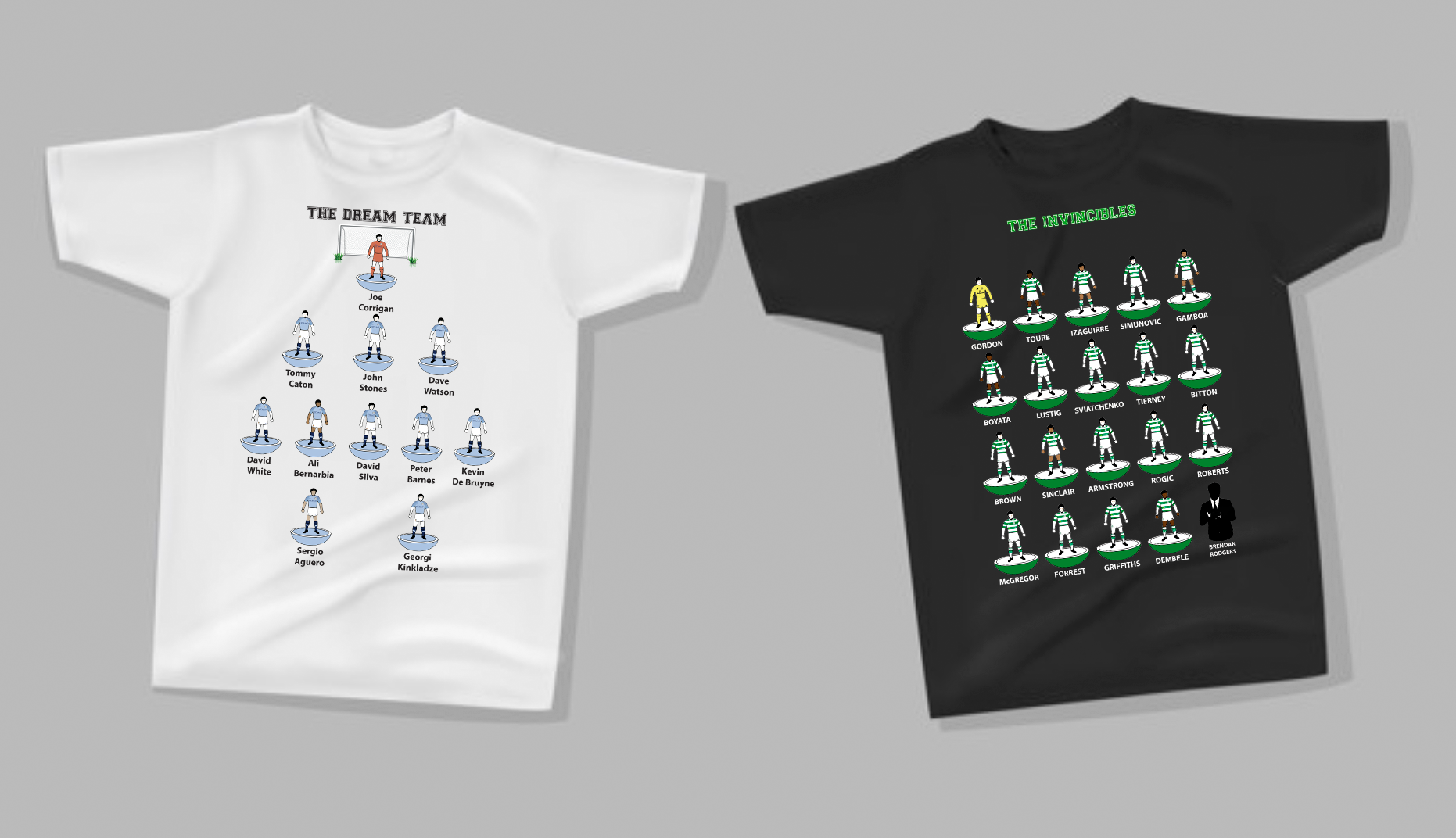 SUBBUTEO STYLE DREAM TEAM T-SHIRTS ( TEAMS RO - YO )