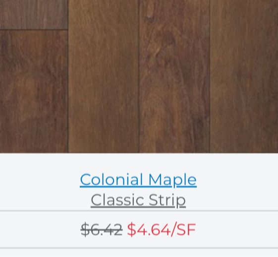 Colonial Maple Best Floors In Chambersburg