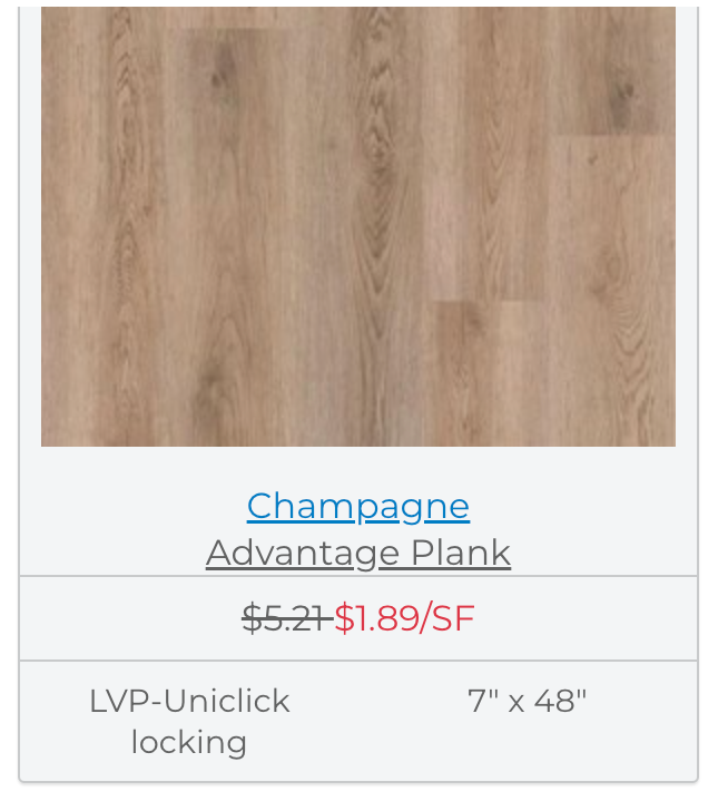 Champagne Plank