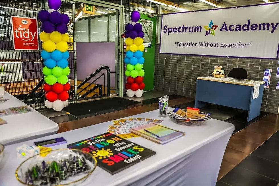 One of the many specialised spaces at Spectrum Academy, purposefully designed for its neurodivergent students.