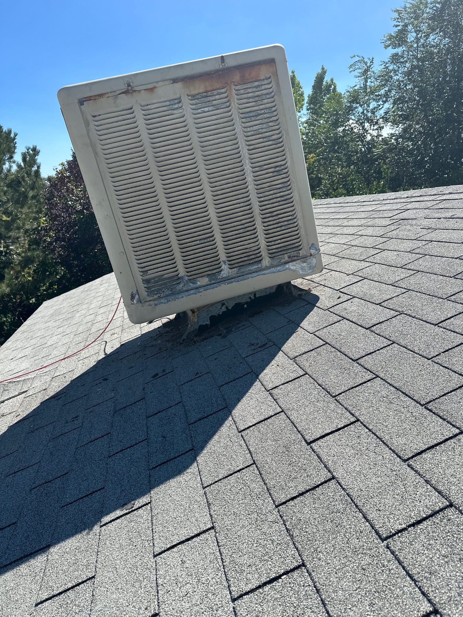 Portable air cooler with ice. Close-up shows cool mist emanating, highlighting the refreshing breeze. Compact design emphasizes portability. Ice compartment suggests enhanced cooling power, ideal for personal comfort on the go, enhanced by fan.