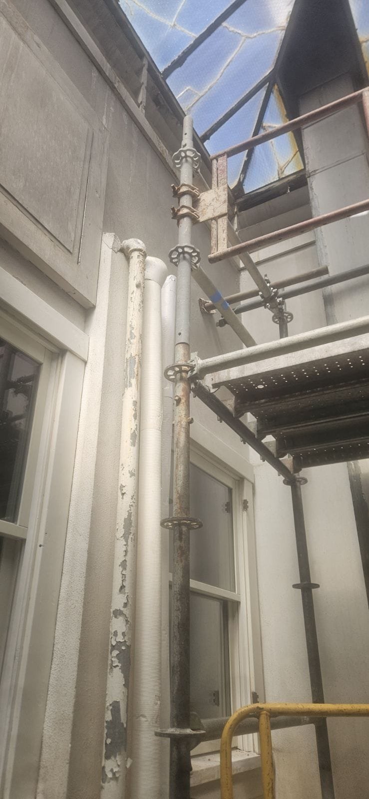 Basement air filter protecting against mold and allergens, crucial after basement water damage repair. Consider water sealant paint for basements to prevent future water intrusion and maintain clean air quality.