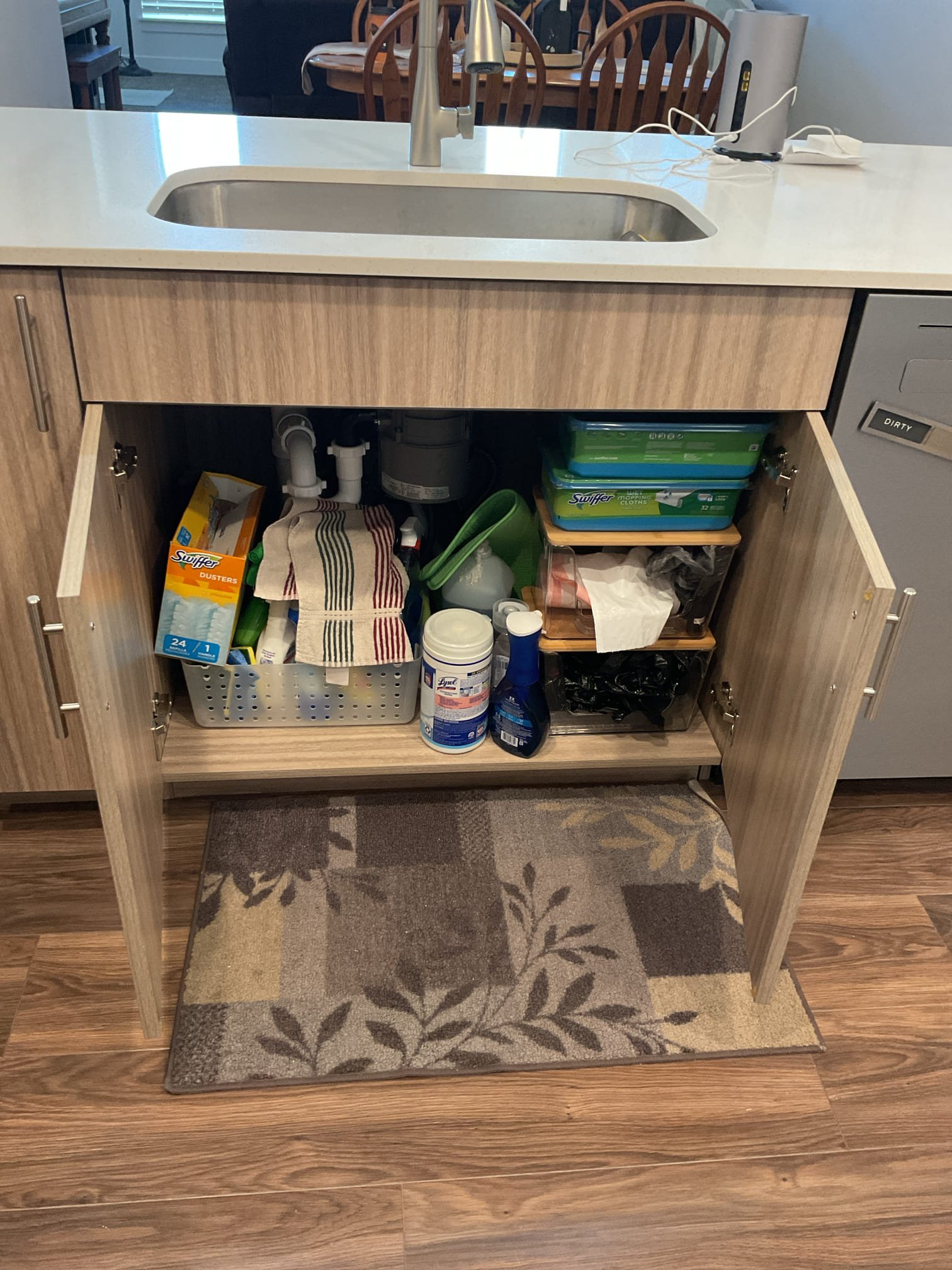 Close-up of a pressure gauge connected to a water pipe, indicating stable pressure. This symbolizes the effectiveness of basement water damage restoration repair and the prevention of future water damage, showcasing a reliable system that protects against costly basement water damage restoration.