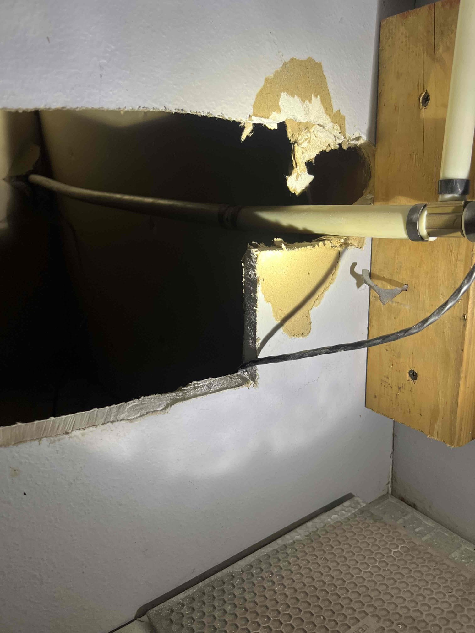 Ceiling water damage remediation: Visible water stains and active leaking indicate the need for professional services. Get a free estimate to repair and prevent further damage.