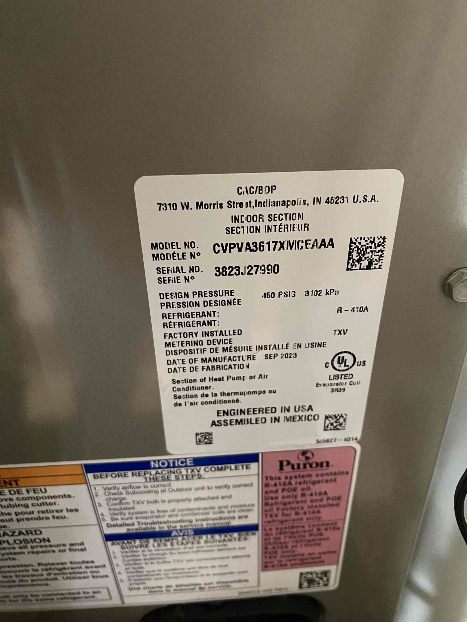 Central AC compressor unit with clean filter visible, suggesting efficient cooling and highlighting the importance of regular maintenance. Find 'central air unit repair near me' to keep your system running smoothly.