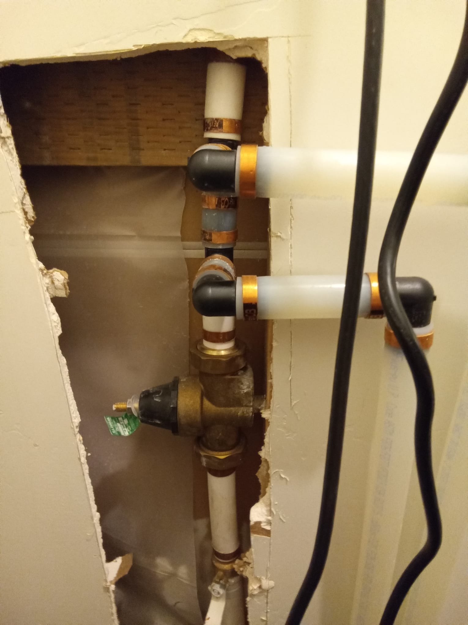 Shining new replacement parts for an outdoor faucet, promising a leak-free connection. The assortment hints at easy sink and outdoor faucet replacements, showcasing durability and a refreshed look for both indoor and outdoor plumbing.