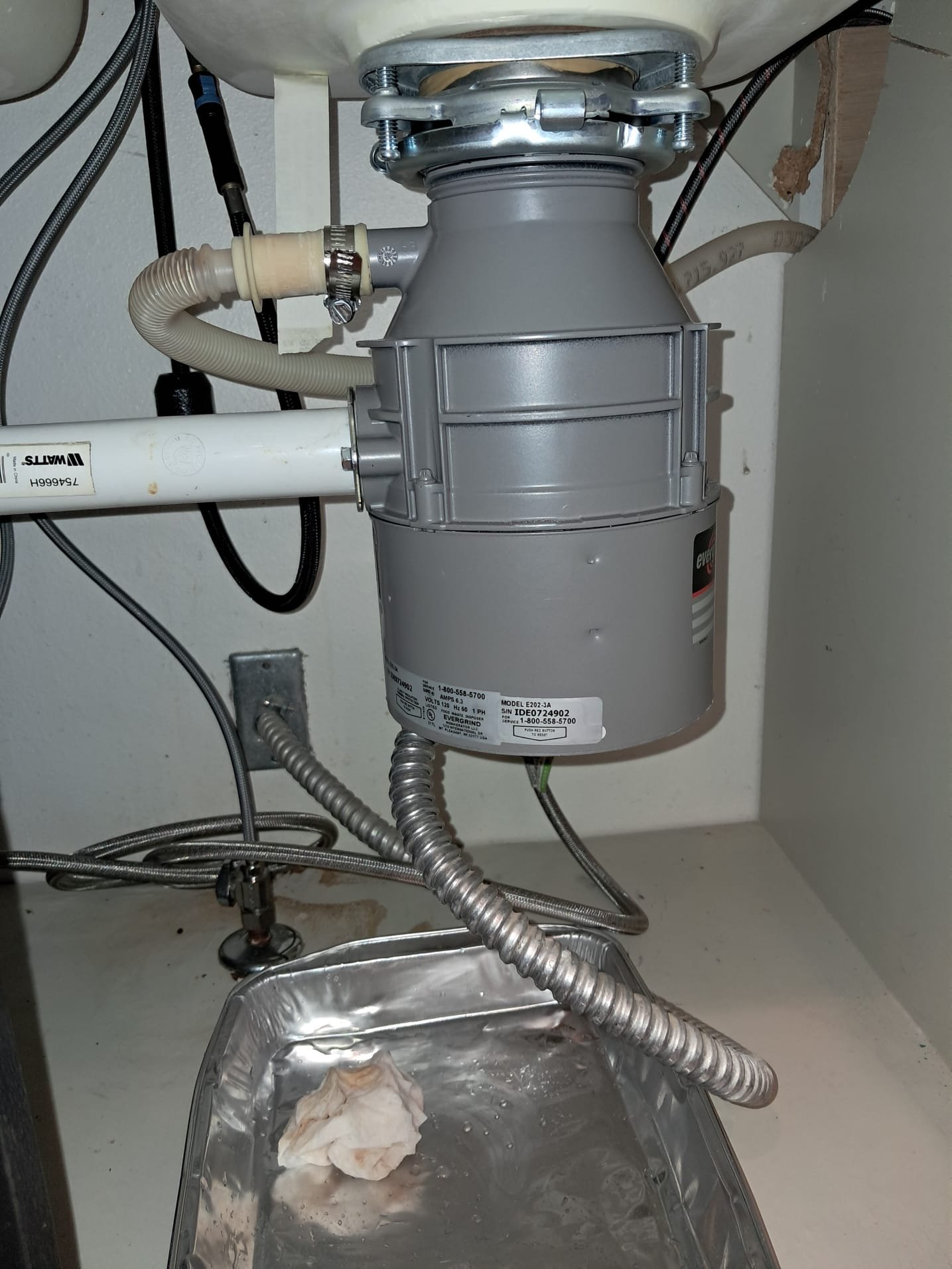 A clogged bathtub filled with dirty water, highlighting the need for bathtub sink cleaner and methods for cleaning the bathroom sink trap to resolve plumbing issues and restore proper drainage.