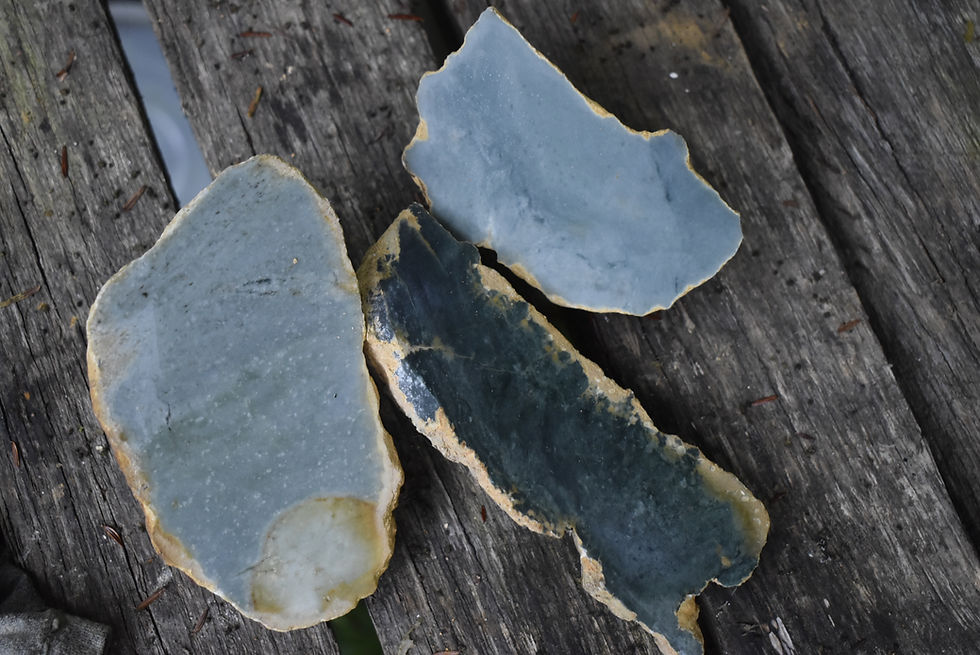 Thumbnail: $25 PER POUND! Rough Guatemalan Jadeite Jade Blue/Green Princesa