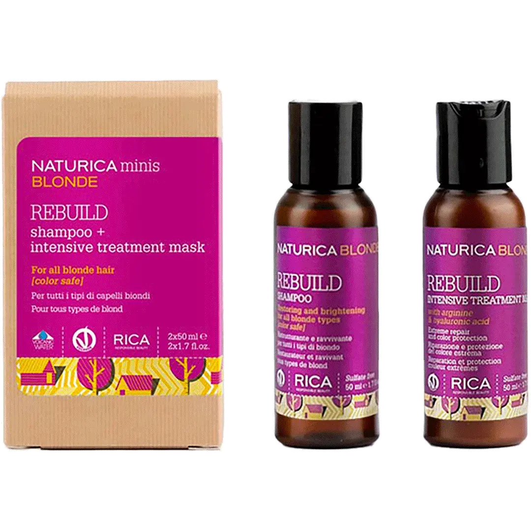 Minis Naturica Blonde Shampoo+Mask 2*50ml