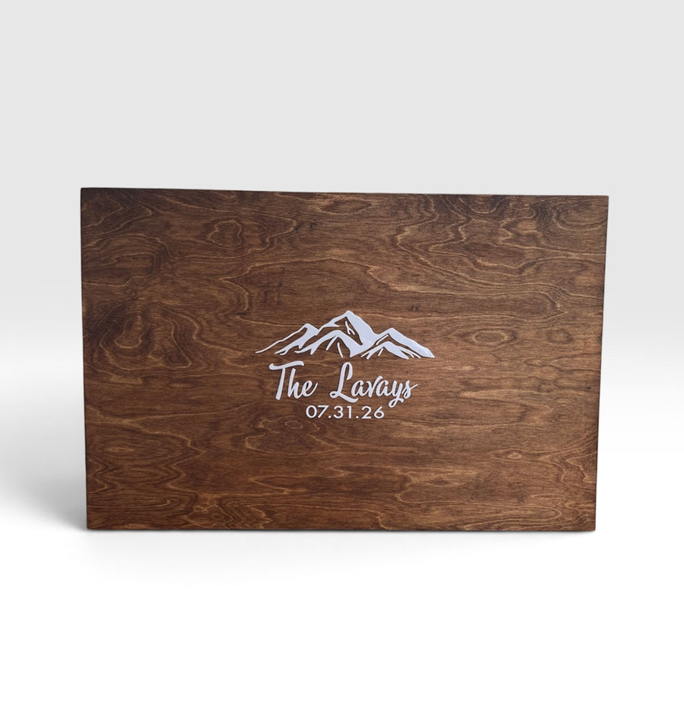 Mountain Themed Guestbook Sign