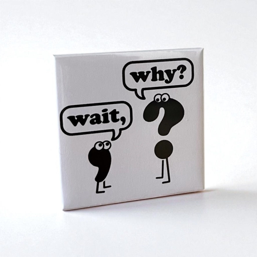 Outside & Arrow funny photo magnets – handmade in Canada, unique 2x2 magnets for quirky gifts, stocking stuffers, and fridge fun