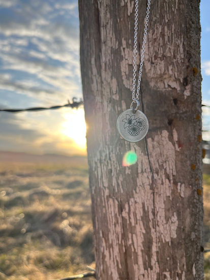 Birth Month Flower Necklace