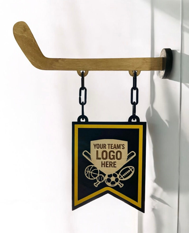 Locker/Dressing Room Signs with Team Logo