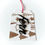 Thumbnail: Personalized Christmas gift tag with raised acrylic name and festive tree background.