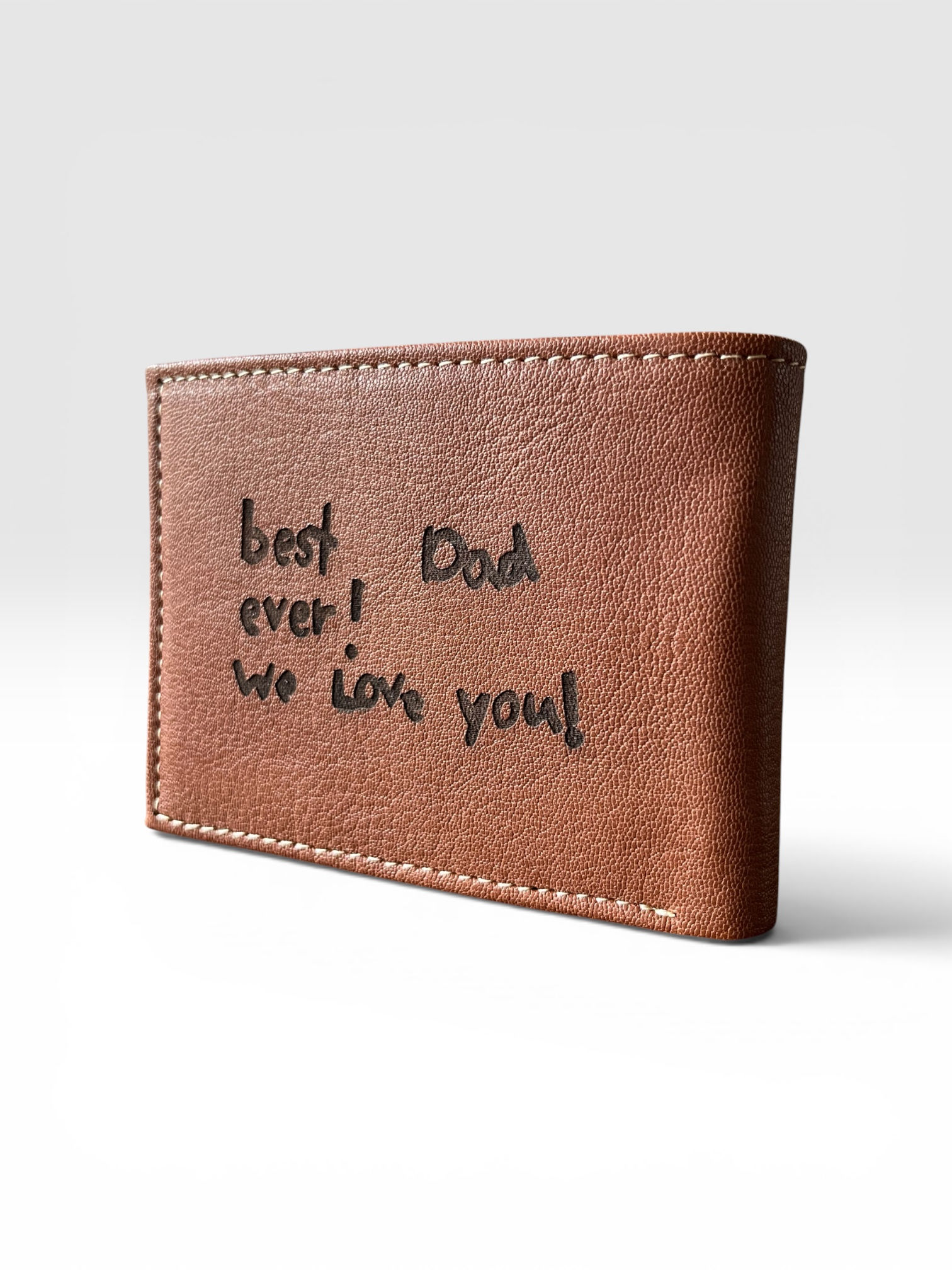 Personalized Engraved Leather Wallet
