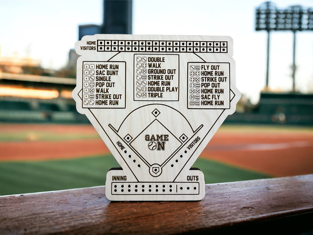 Dice Baseball Game (base shaped)