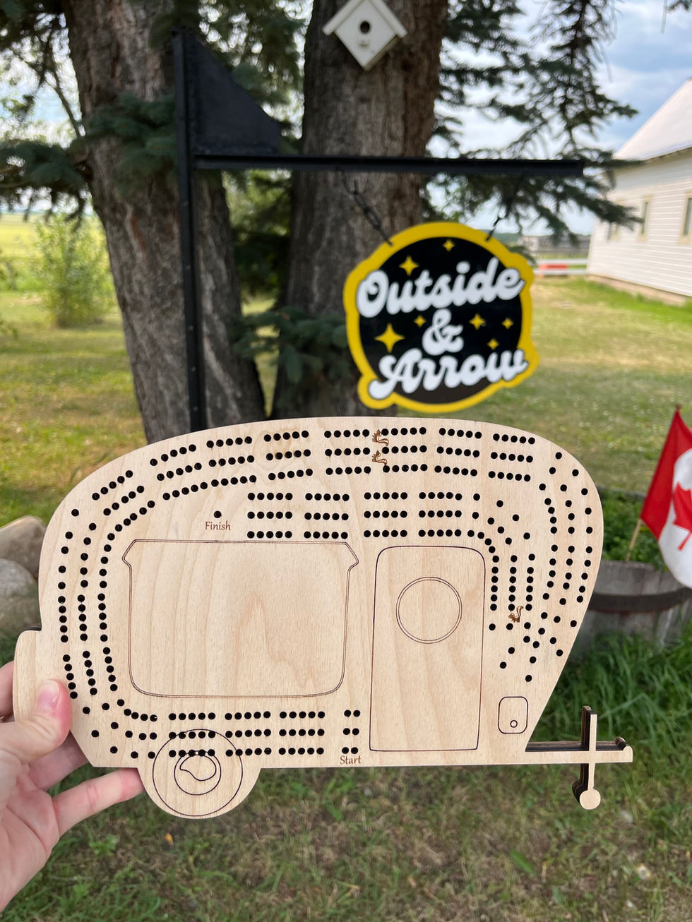 Retro camper crib board