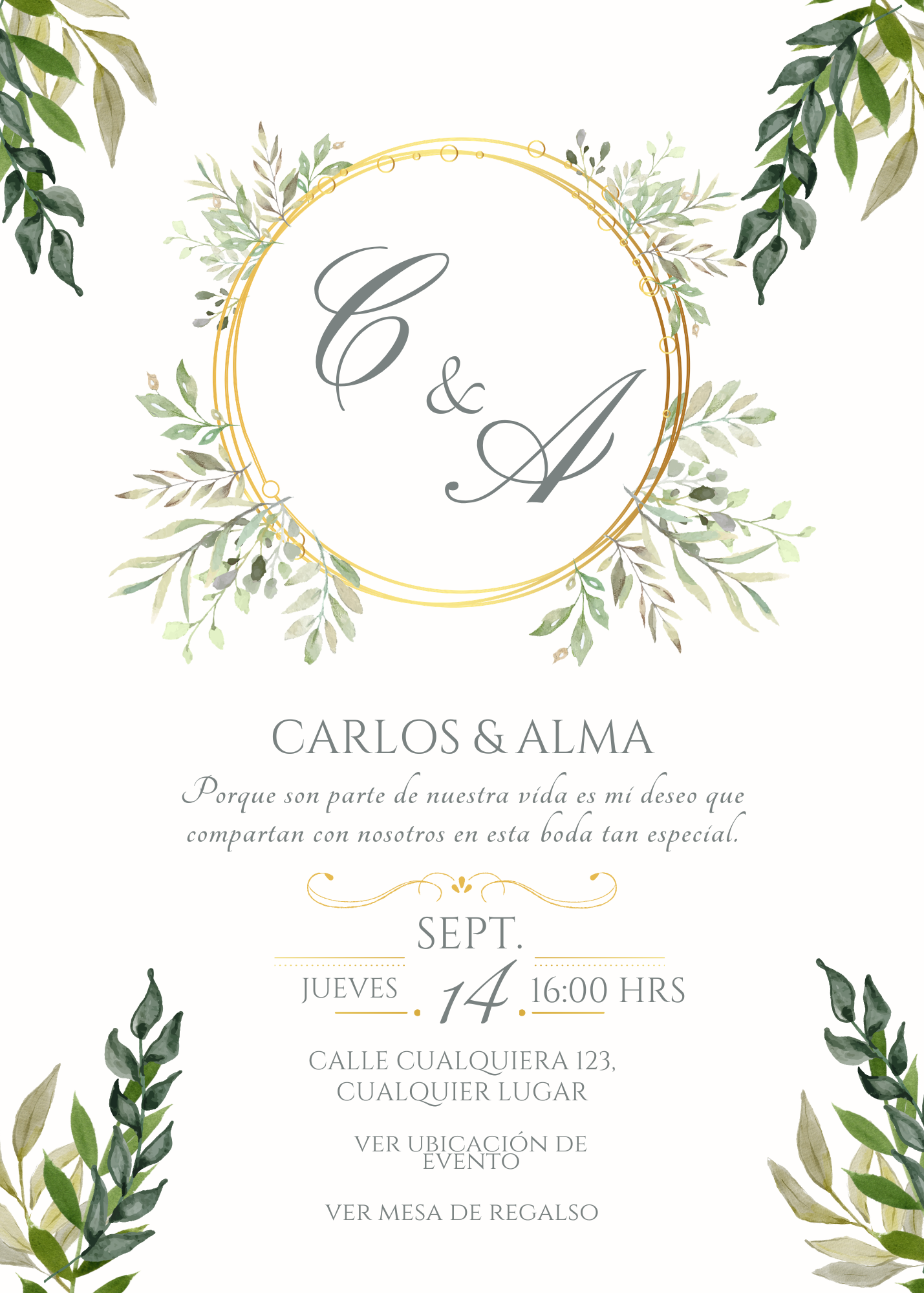 Boda _Elegante Floral _ Dorado_cva