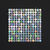 Dekoratīvās sienas panelis #100 Rainbow / Pixel