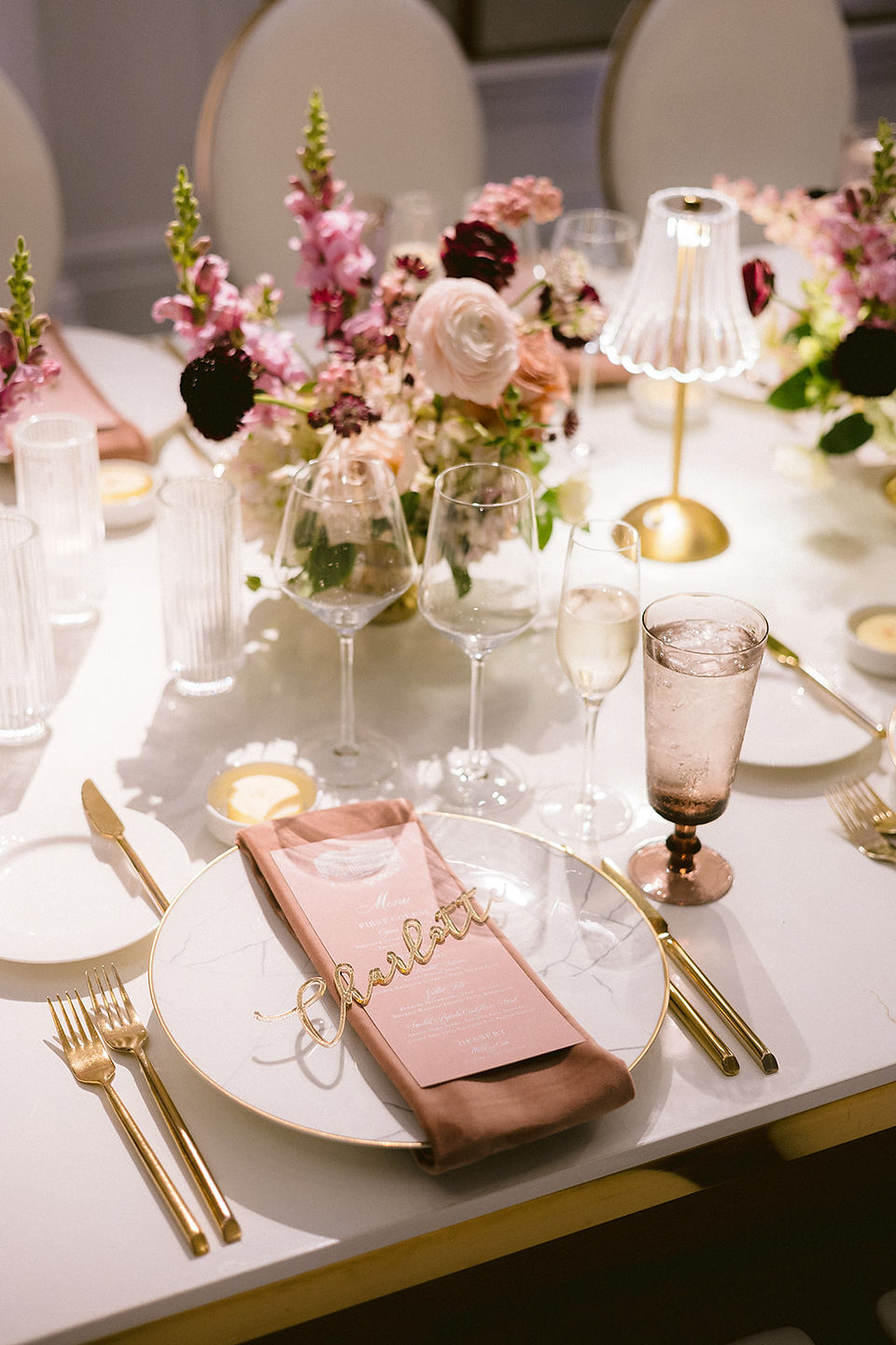 Romantic Wedding at The Langham, Boston