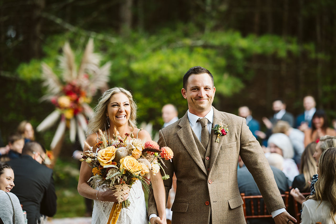 Backyard Massachusetts Wedding