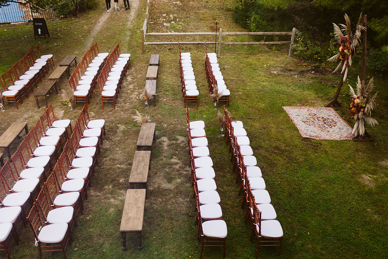 Backyard Massachusetts Wedding