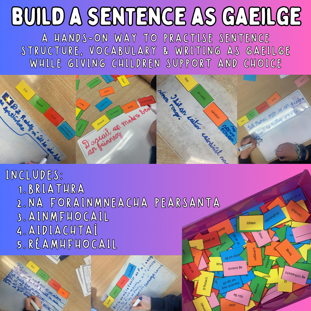 Build a Sentence as Gaeilge