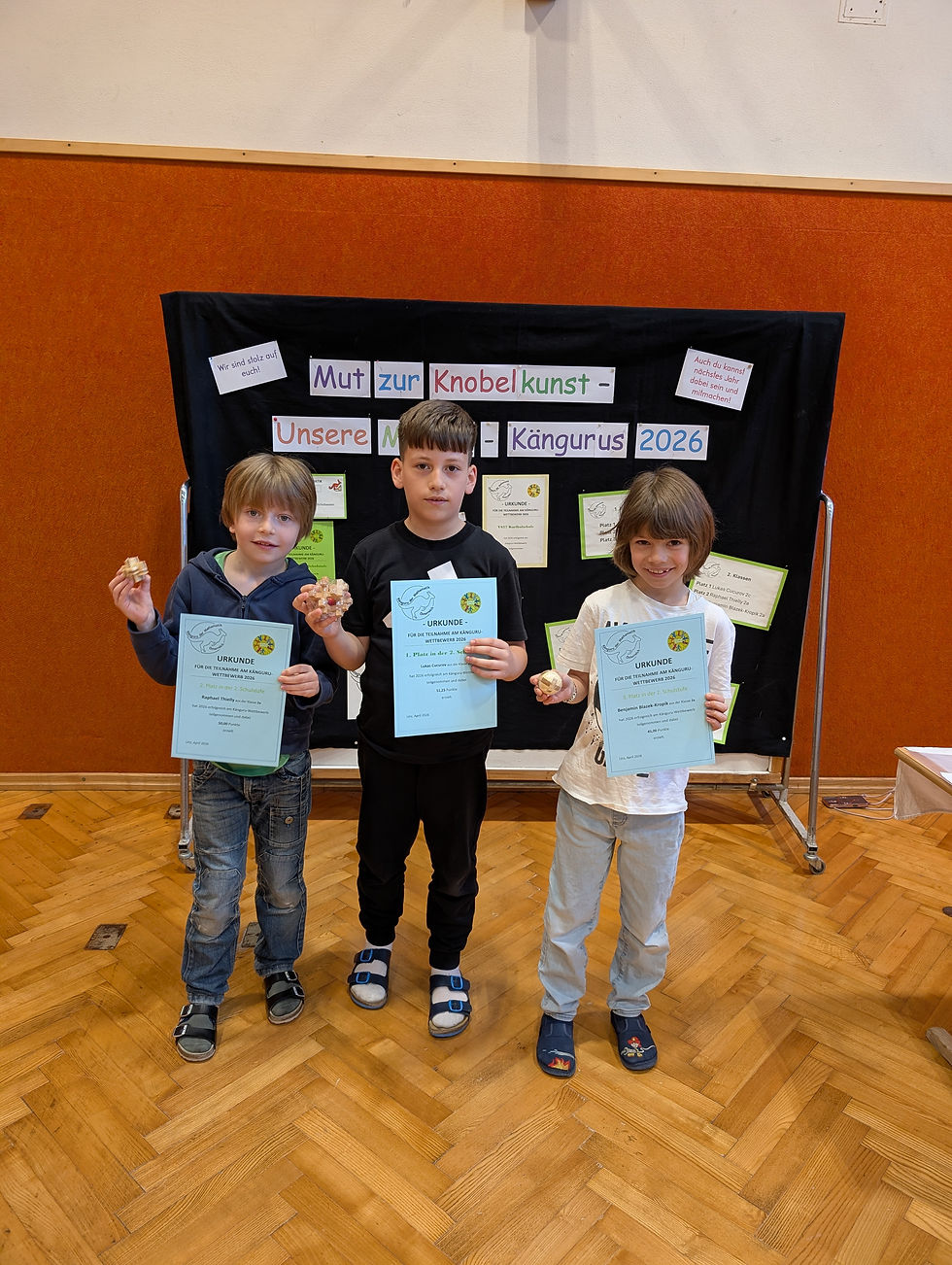 Bestplatzierte der 2.Klassen