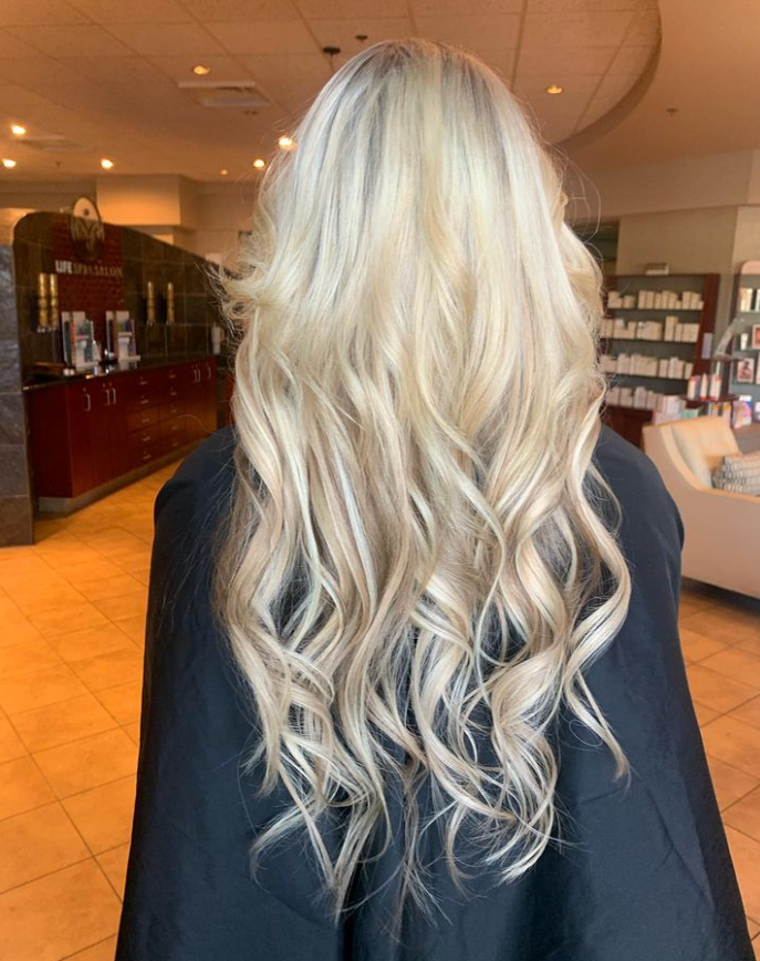 Full highlight and Hair Extensions