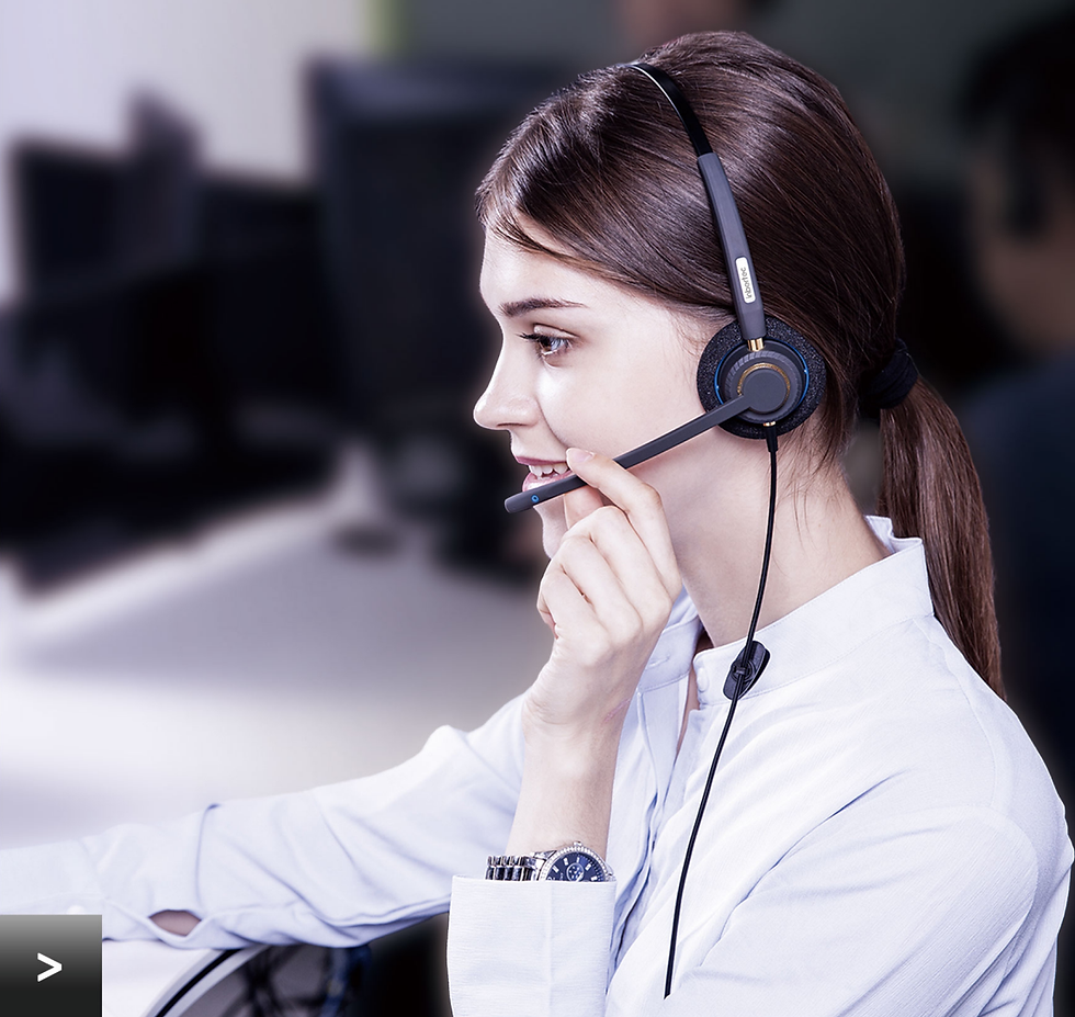 Headset Callcenter USB Mobile wire