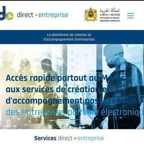 Plateforme de création d'entreprises par voie électronique sur tout le Royaume