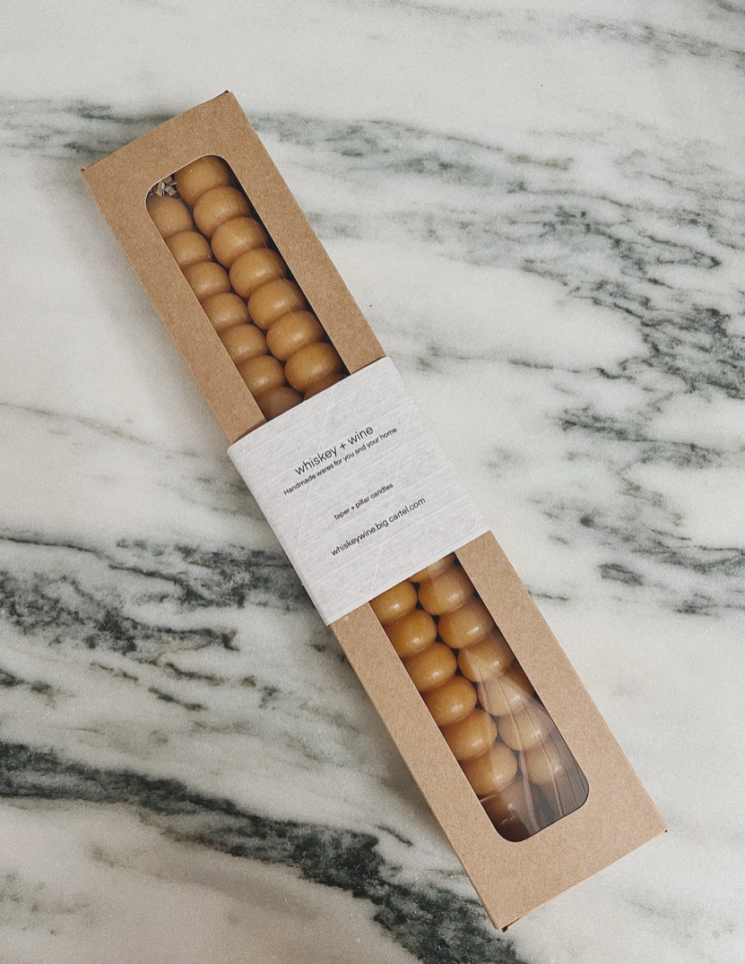 Thumbnail: Stacked Taper Candles - Set / 2