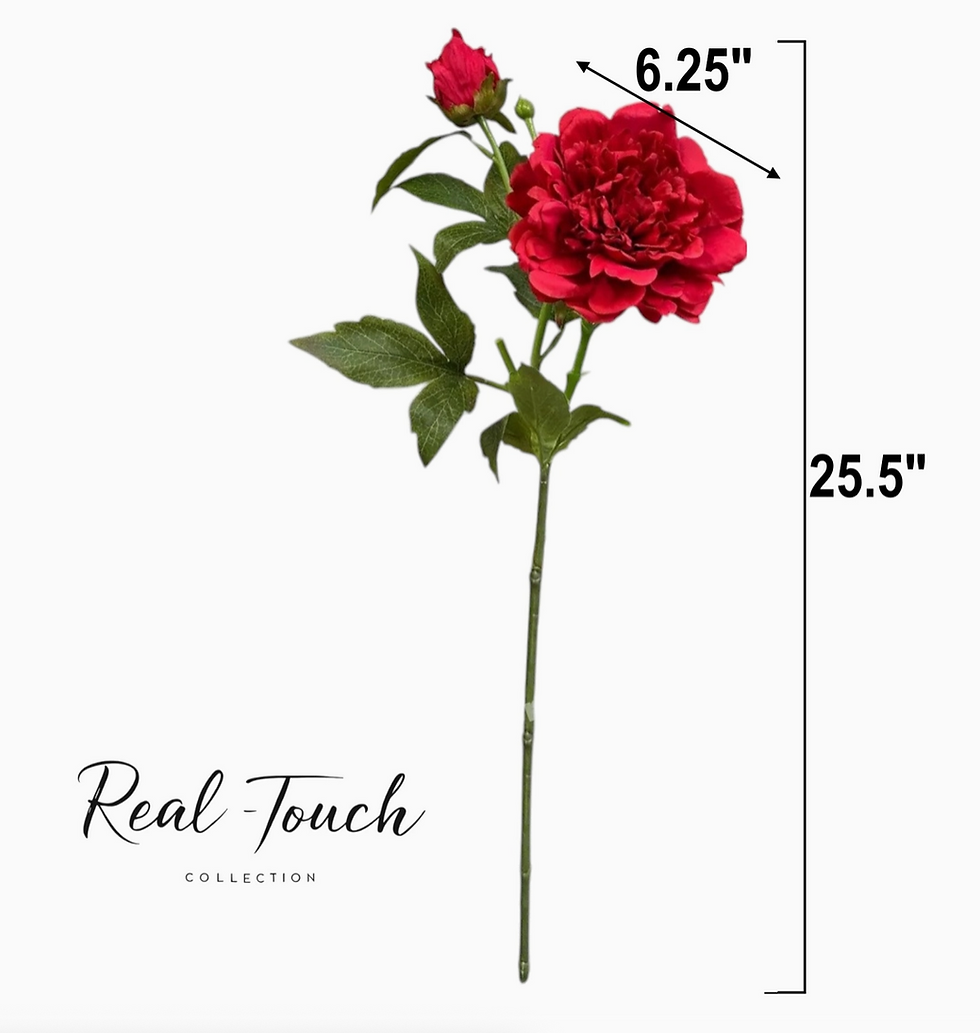 Thumbnail: Real Touch Peony Stem 25"