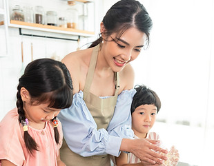 Perogies being cooked