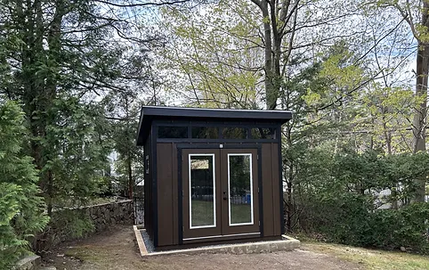 modern storage shed