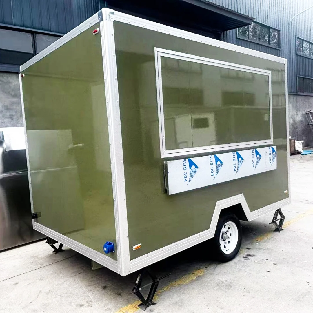 2026 Empire Trailers Olive Green Compact Food Trailer with Serving Window for Coffee kitchen trailers for sale — photo 6 of 8 | Prime Trail Trailers
