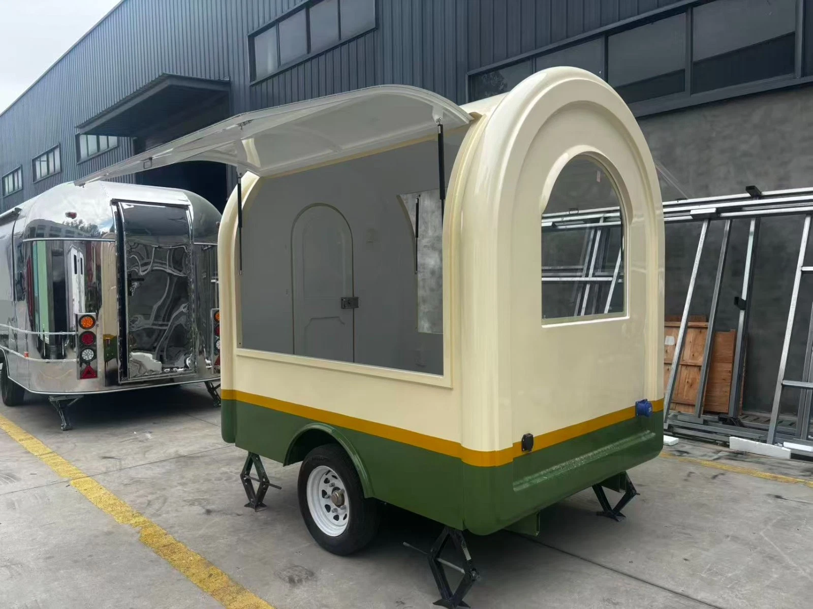 2026 Empire Trailers Mobile Catering Food Trailer Single Axle Dual Hatch Coffee Street Food kitchen trailers for sale — photo 2 of 12 | Prime Trail Trailers