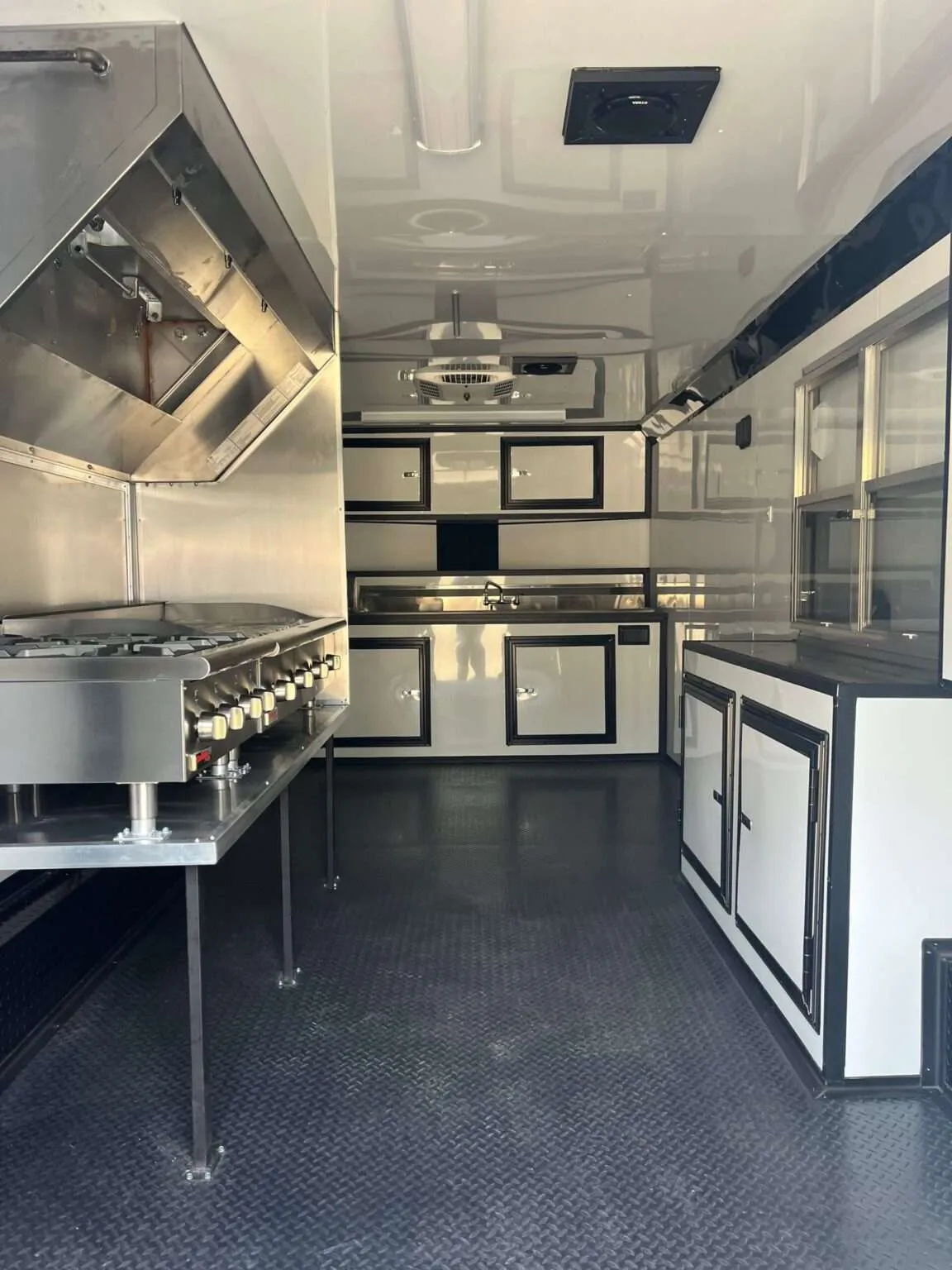 2026 Empire Trailers 8.5×20 Hook and Line Cargo Fully Equipped Enclosed Concession Trailer kitchen trailers for sale — photo 11 of 12 | Prime Trail Trailers