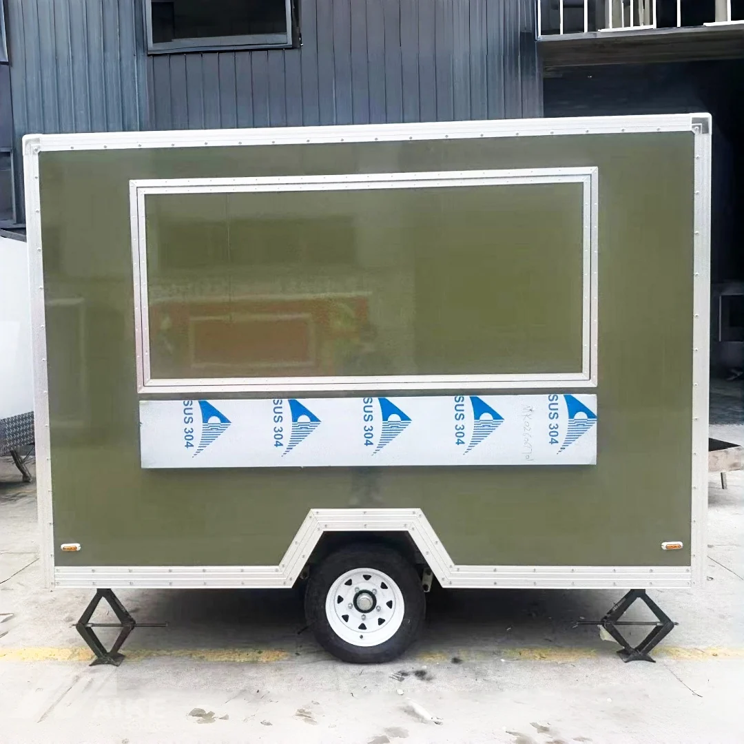 2026 Empire Trailers Olive Green Compact Food Trailer with Serving Window for Coffee kitchen trailers for sale — photo 5 of 8 | Prime Trail Trailers